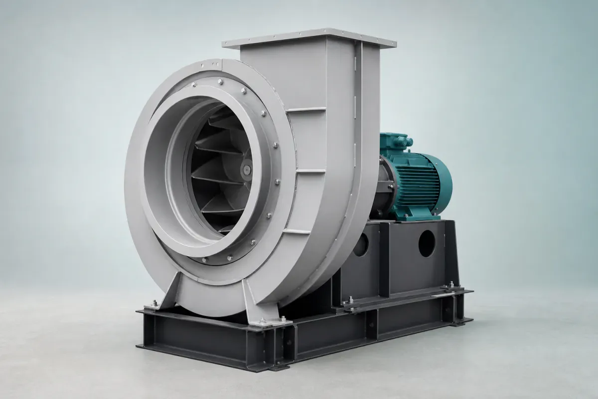 Industrial centrifugal ventilation fan