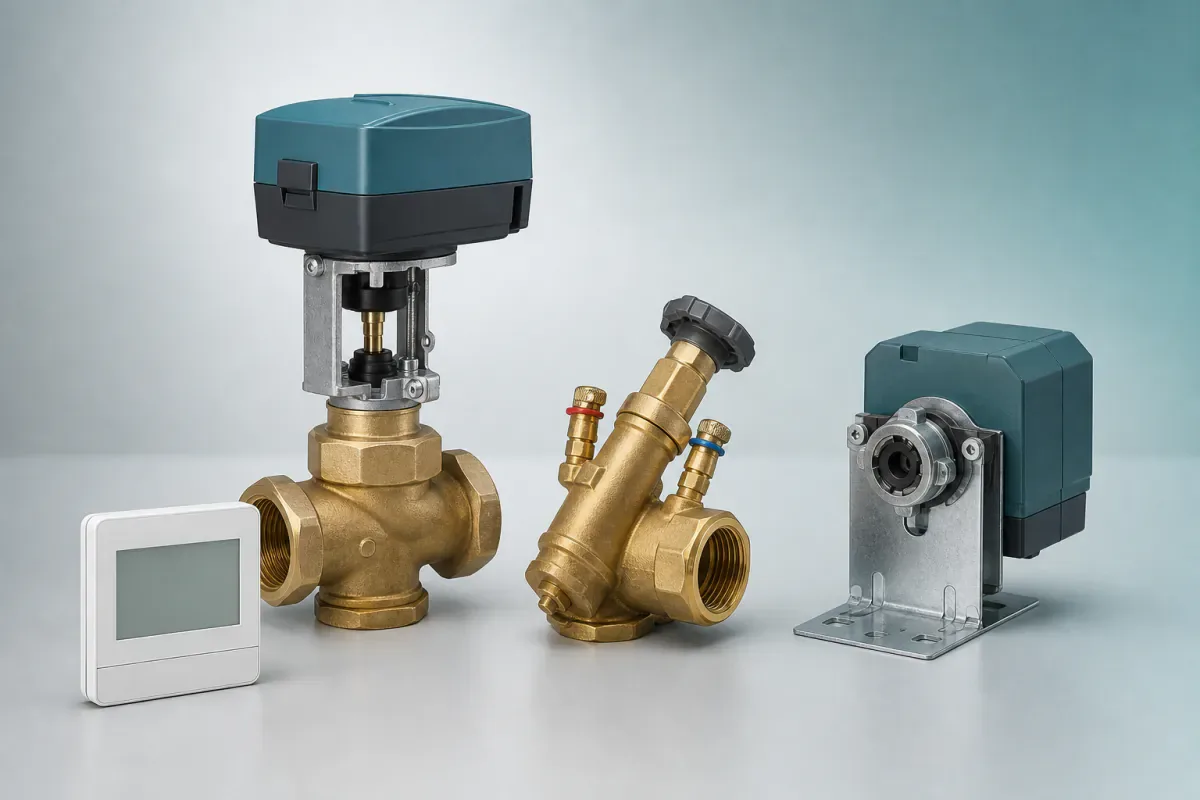HVAC controls, actuators and valves