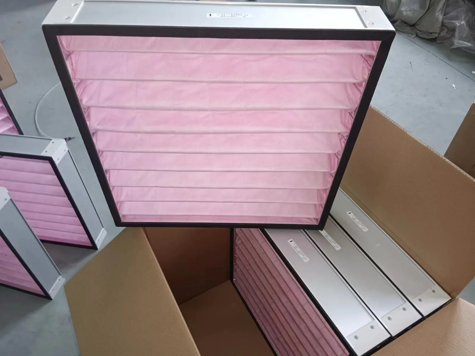 YONGFAN medium-efficiency panel air filter