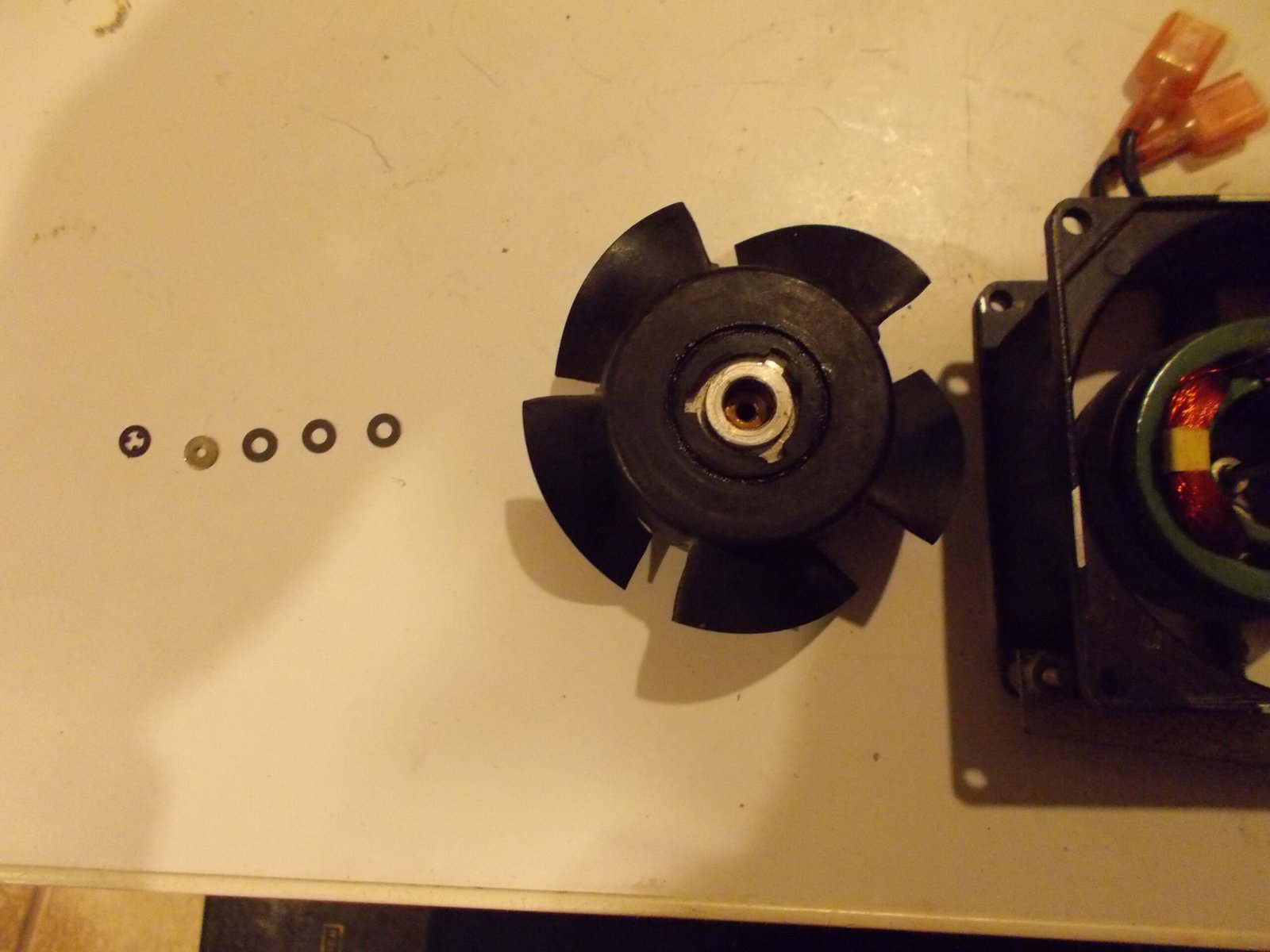 Ventilation fan rotor assembly