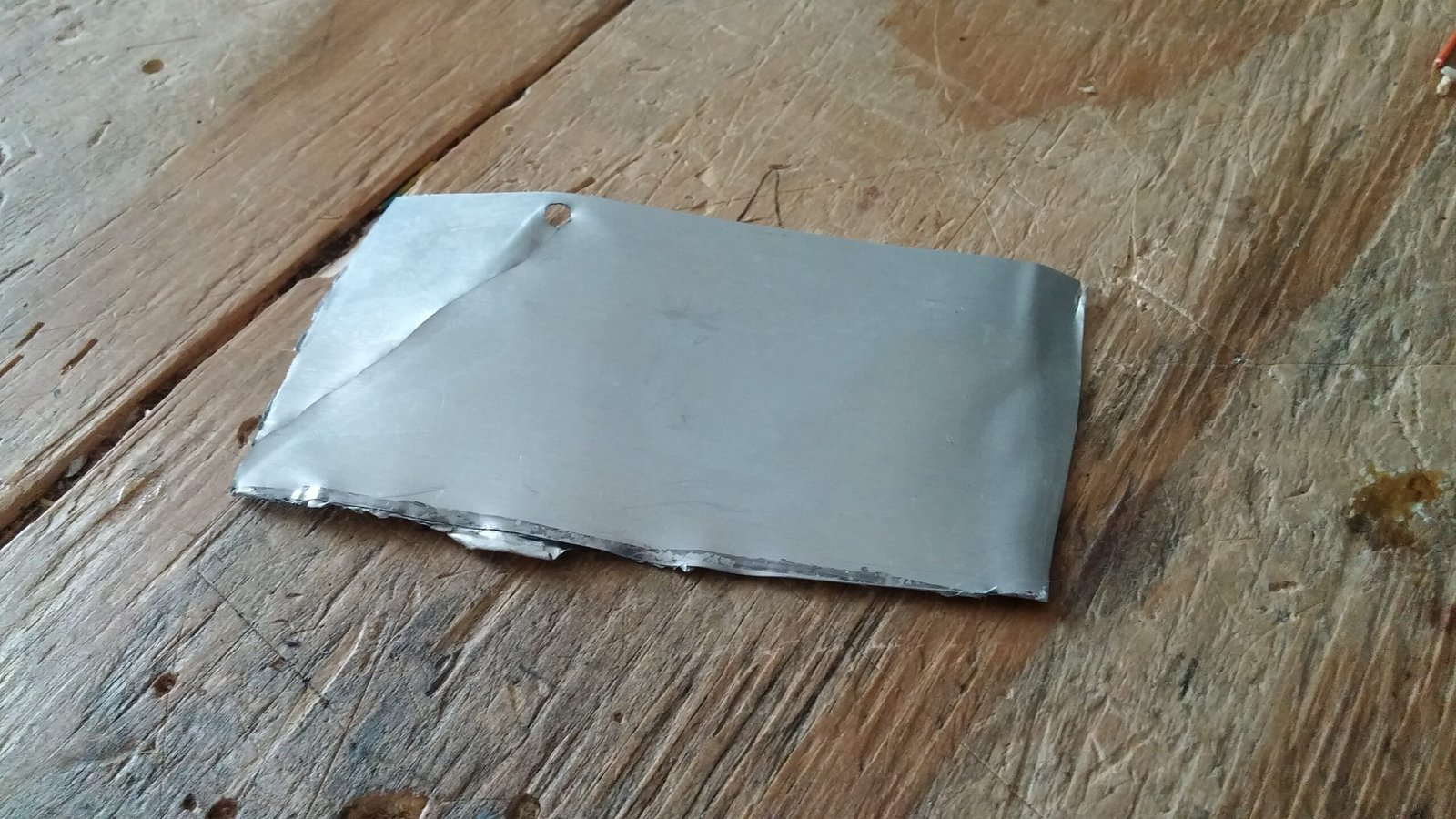 Sheet metal material prepared for custom HVAC component fabrication