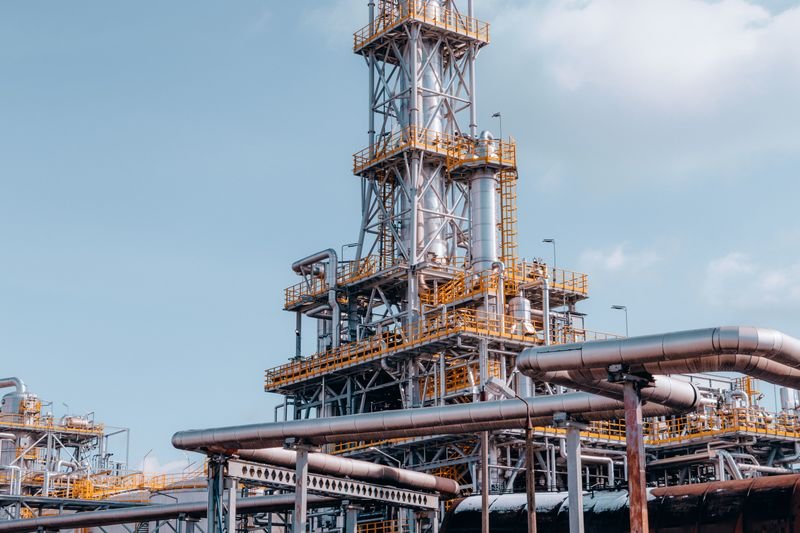 Petrochemical refinery requiring gas-phase filtration