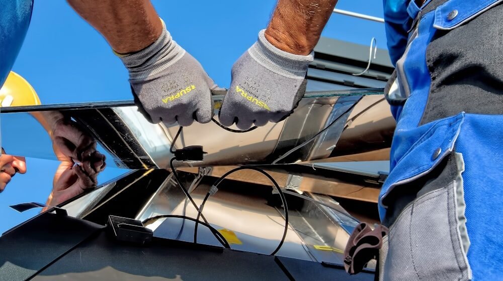 Rooftop industrial exhaust ventilation fans