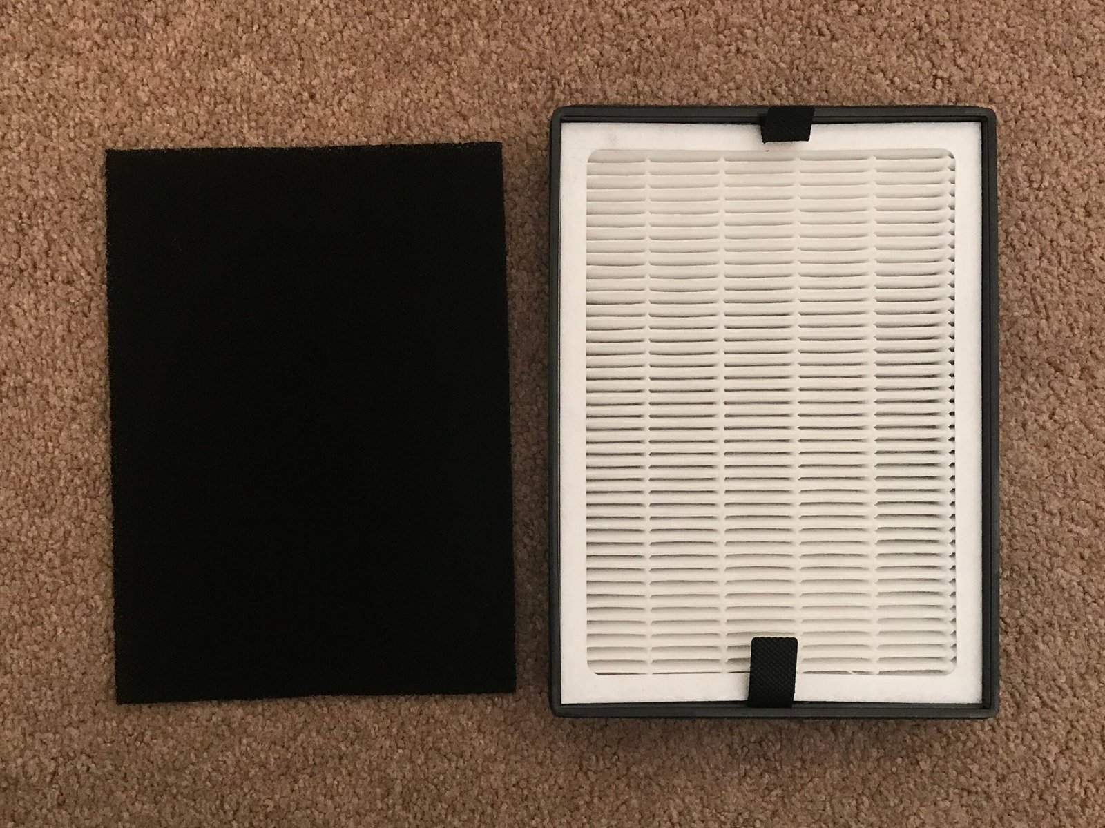 Custom filter frame and media configuration