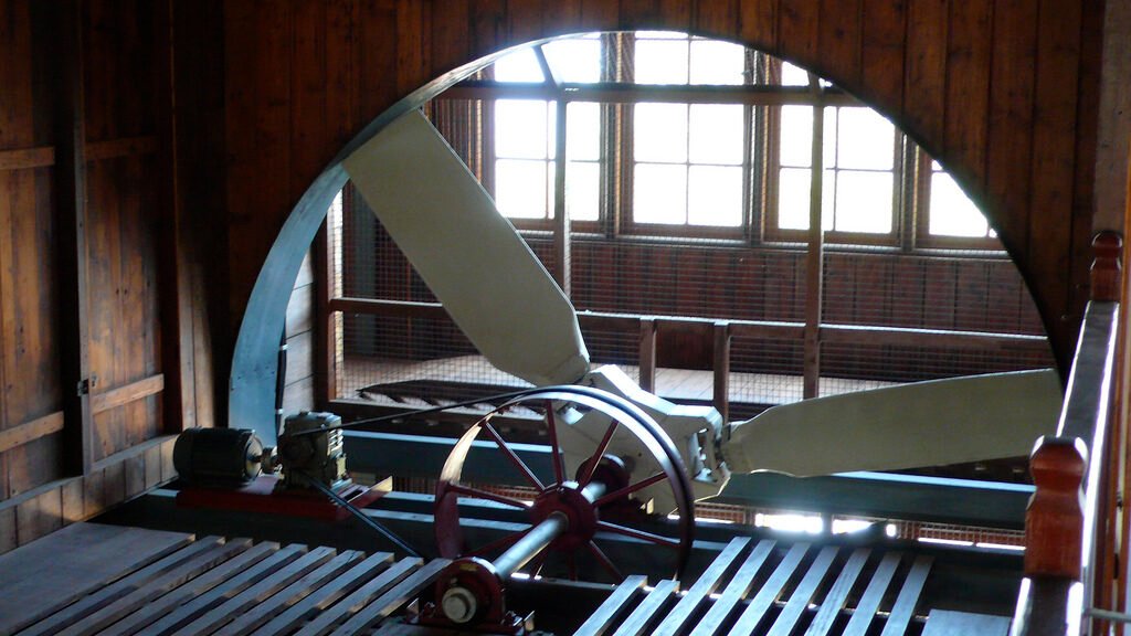 Ventilation fan in operating environment